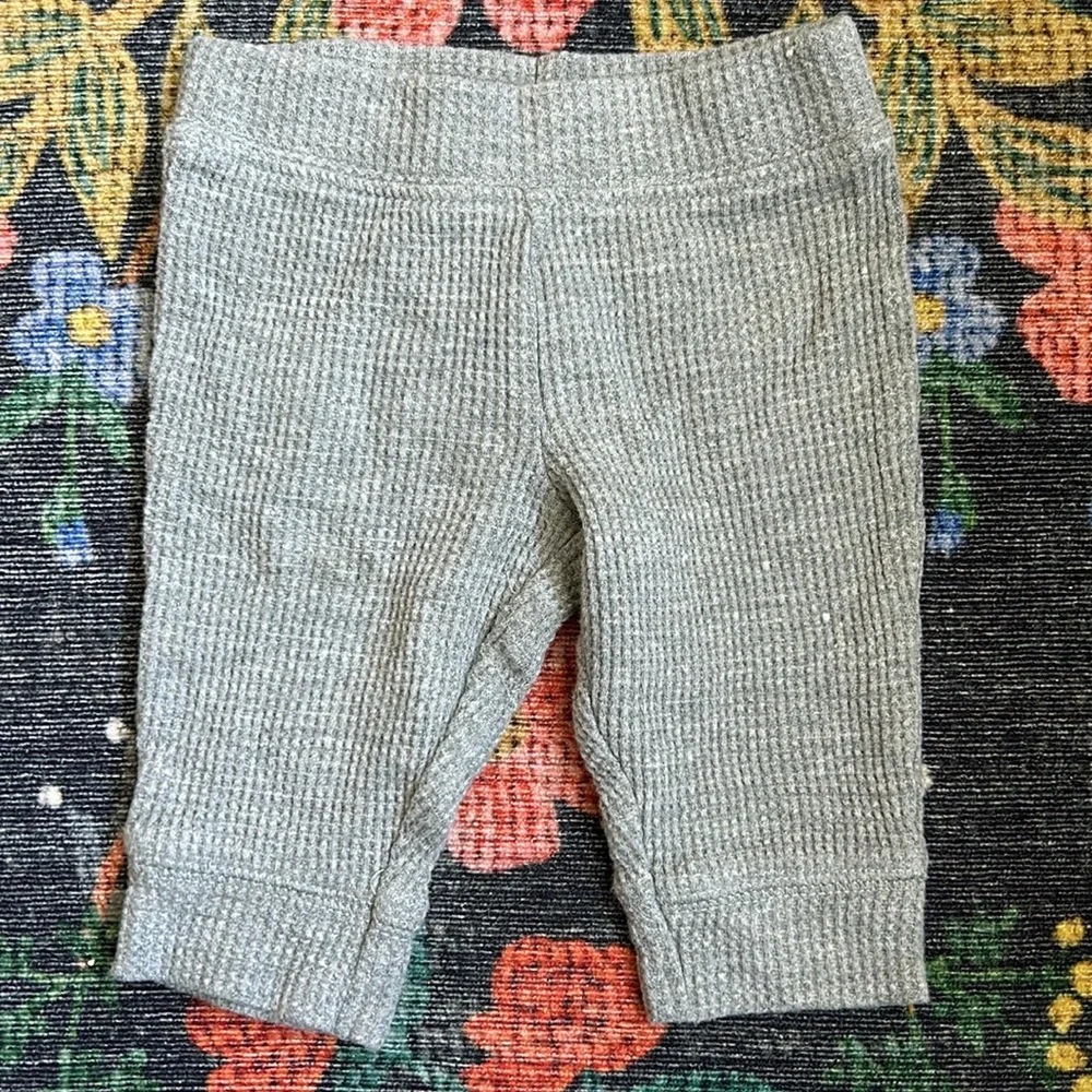 Carters Little Planet 2-Pack Waffle Knit Baby Pants, Size 3 Months